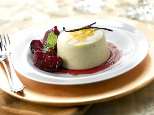 Panna cotta s mandľovou omáčkou