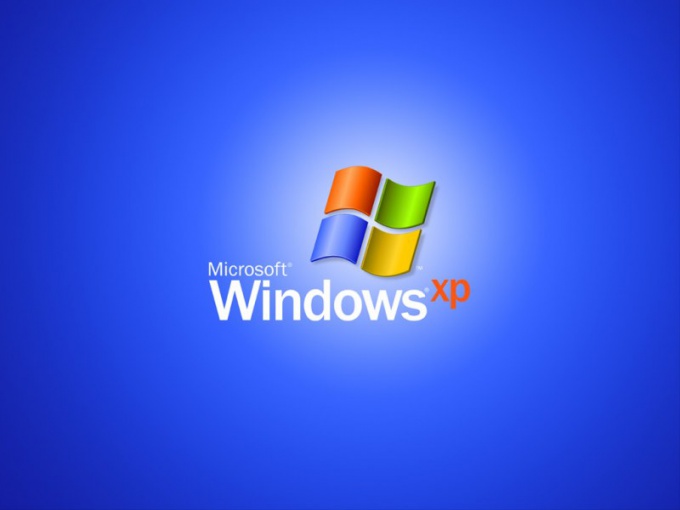 Logo systému Windows XP. 